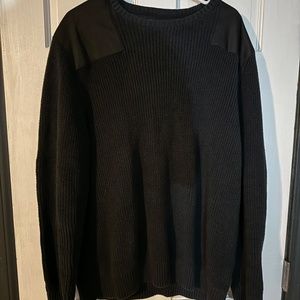 Black Goodthreads Military Style Sweater